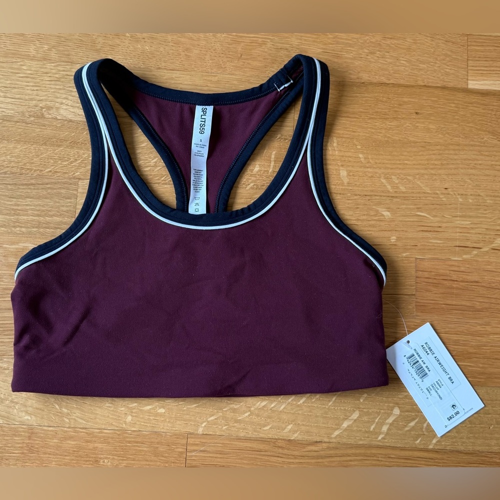 Splits59 Burgundy and Black Activewear - new with tags